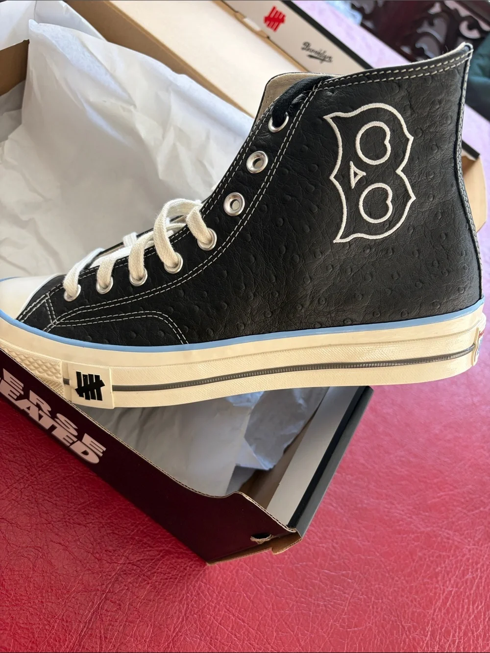 Converse x Undefeated x Brooklyn Dodgers Chuck 70 High Top Sneakers - Picture 2 of 7
